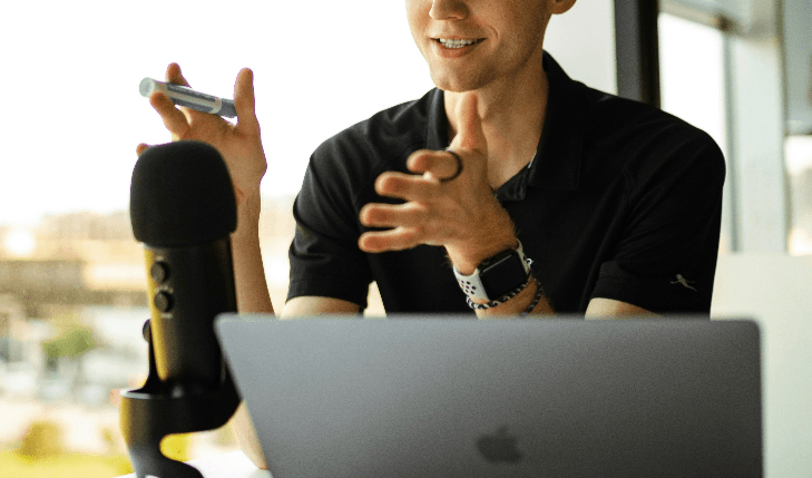 Podcast conversation